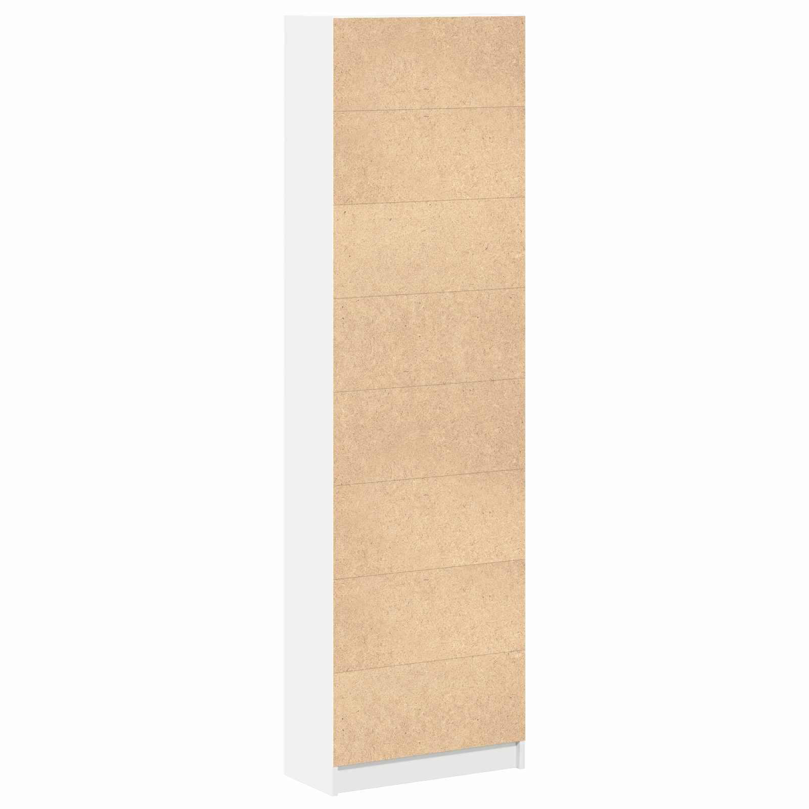 Ruhásszekrény polcokkal ajtóval fehér 55 x 25 x 189 cm faanyag