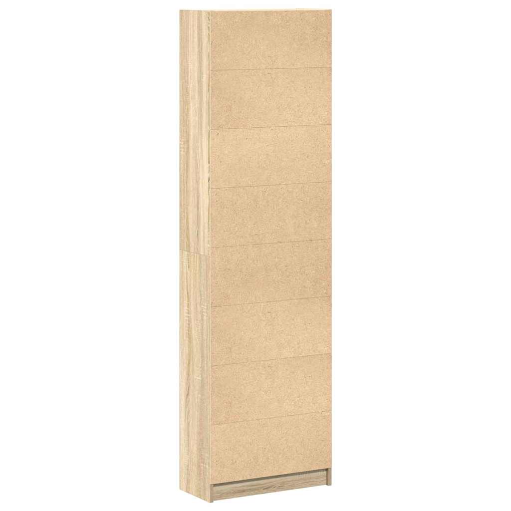 Ruhásszekrény polcokkal sonoma tölgy 55 x 25 x 189 cm faanyag
