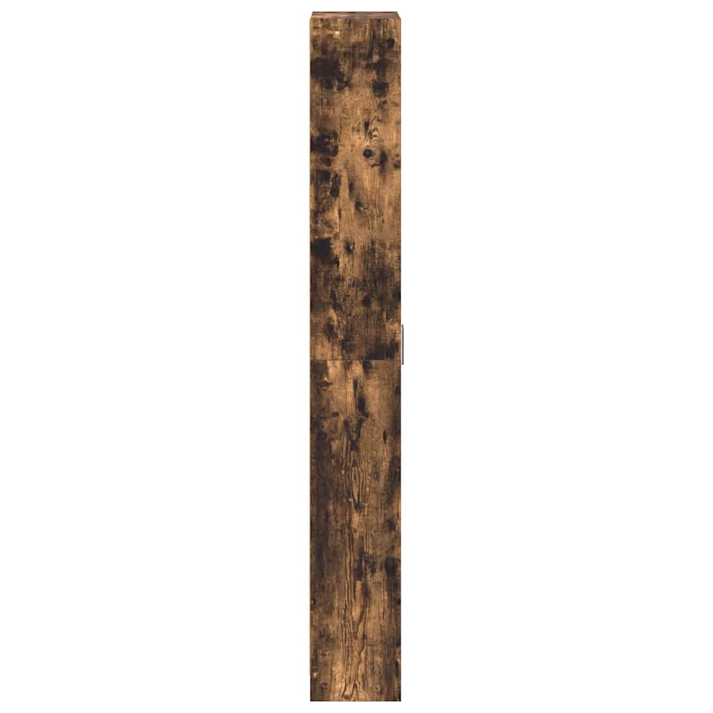 Ruhásszekrény polcokkal füstölt tölgy 55 x 25 x 189 cm faanyag