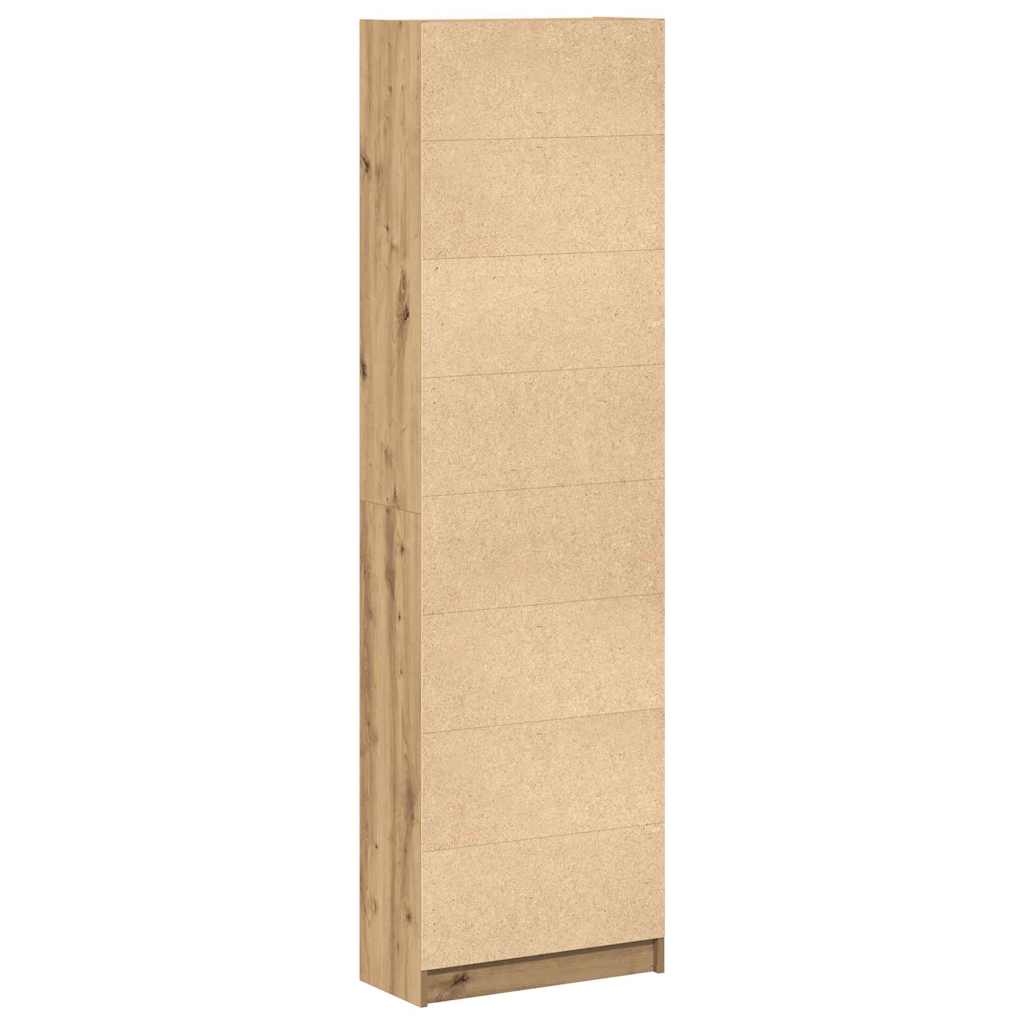 Ruhásszekrény polcokkal artisan tölgy 55 x 25 x 189 cm faanyag