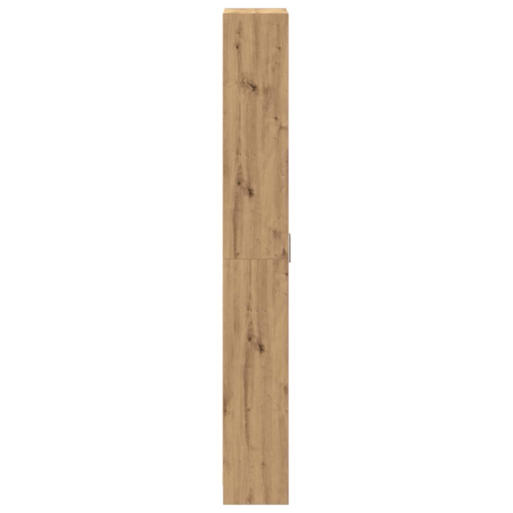 Ruhásszekrény polcokkal artisan tölgy 55 x 25 x 189 cm faanyag