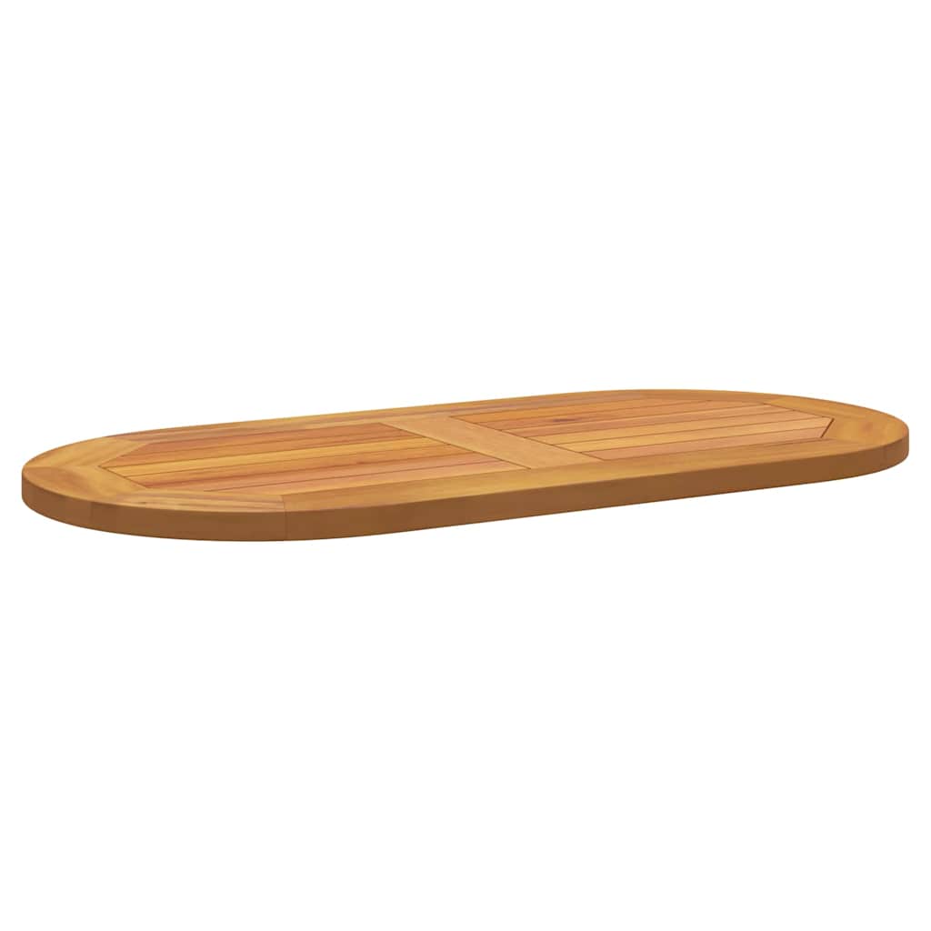 Asztallap olaj természetes 80 x 40 x 2 cm tömör akácfa