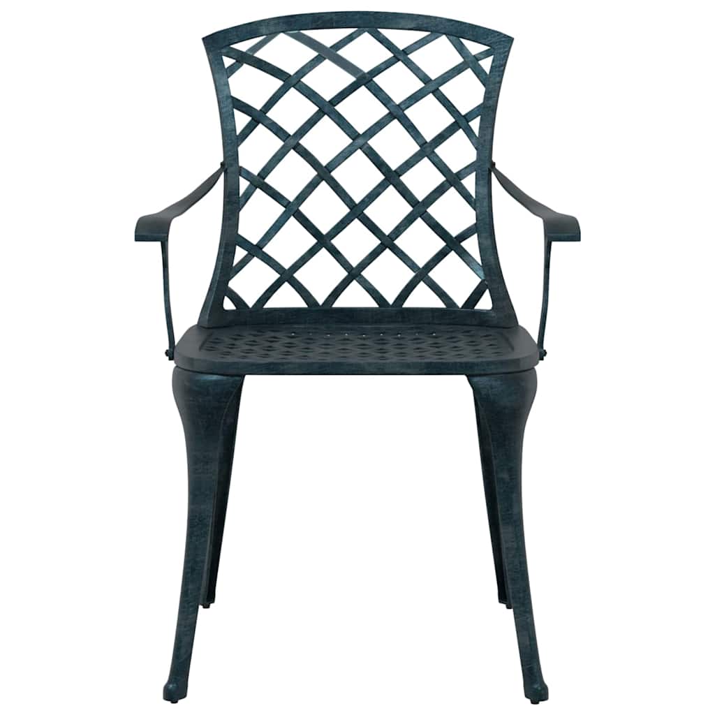Kerti szék 4 pcs zöld 61 x 60,5 x 93 cm alumínium