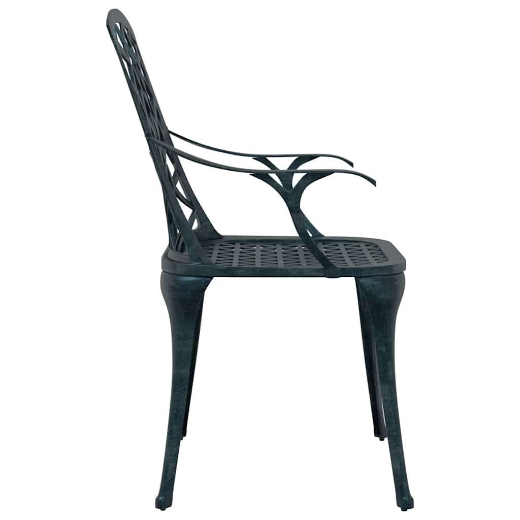 Kerti szék 4 pcs zöld 61 x 60,5 x 93 cm alumínium