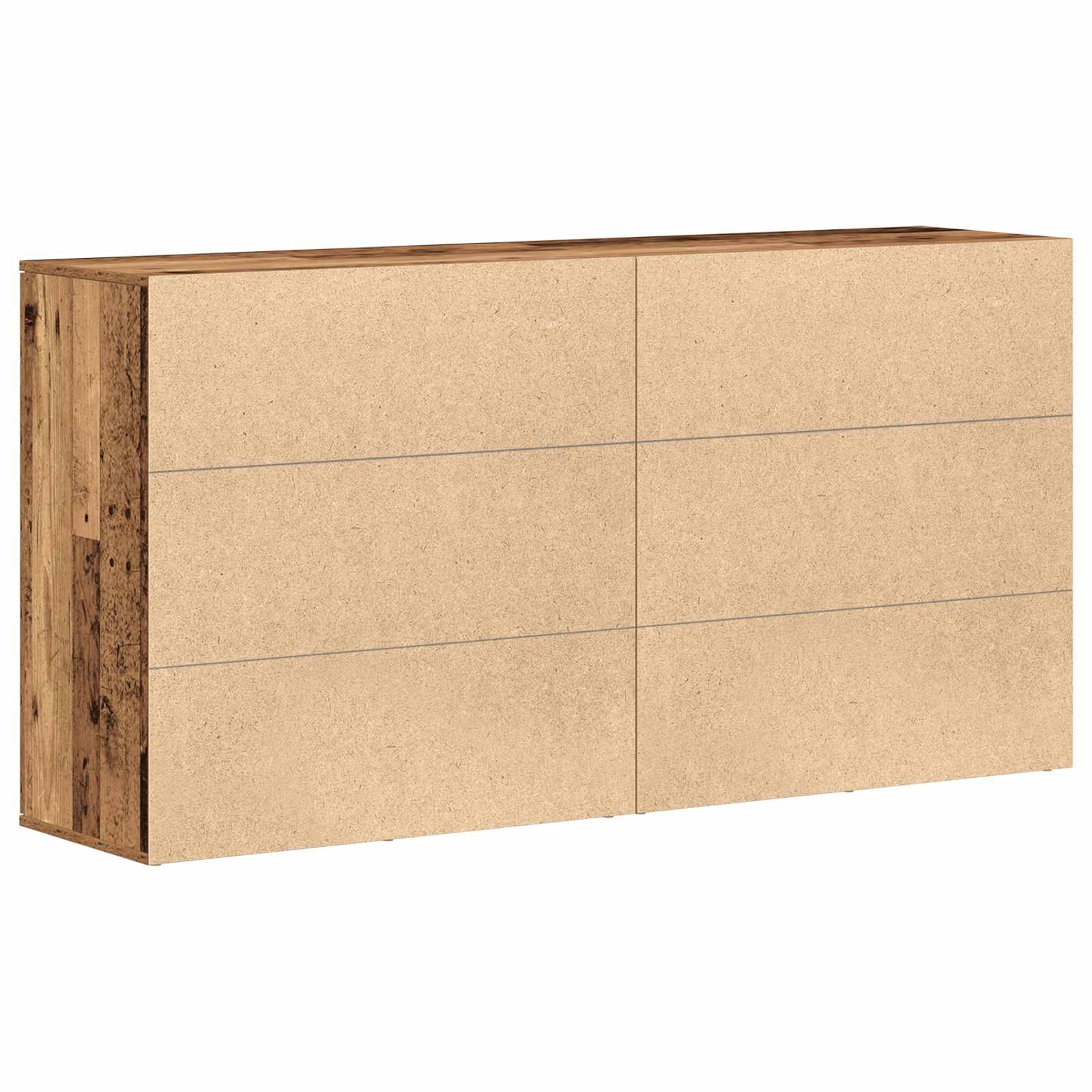 Széf 2 pcs öreg fa 79 x 38 x 80 cm faanyag