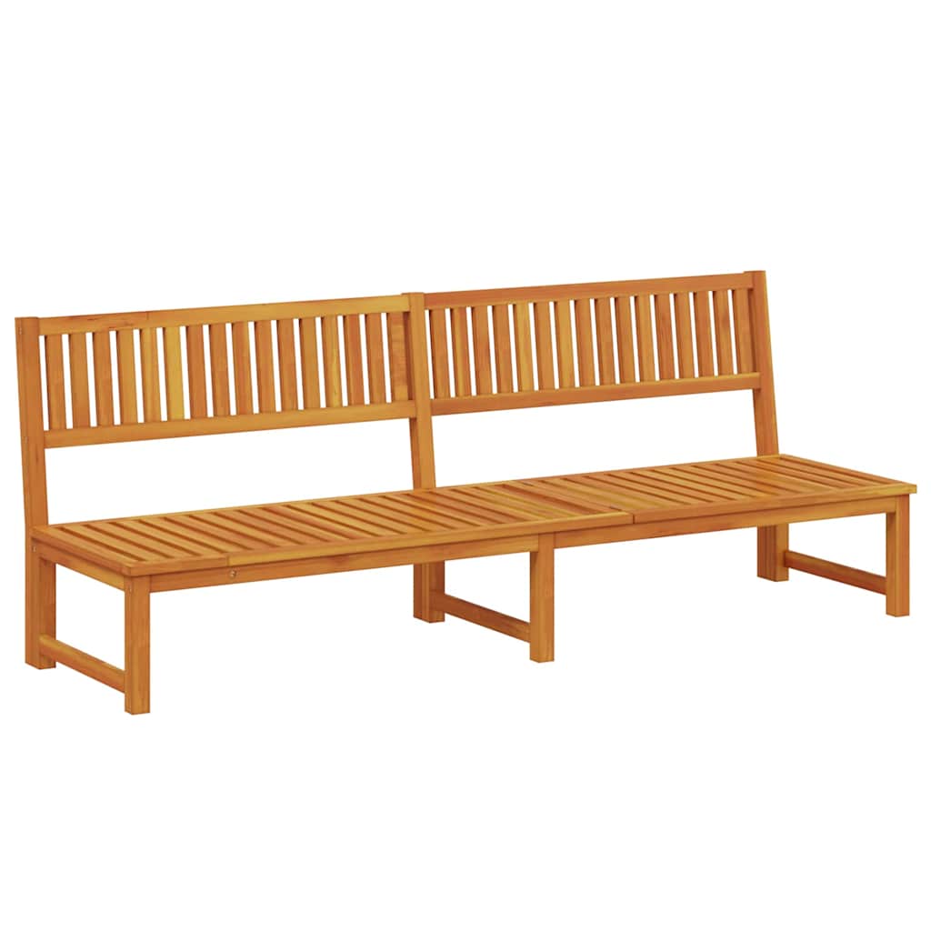 Napozó olaj természetes 200 x 57 x 75 cm tömör akácfa