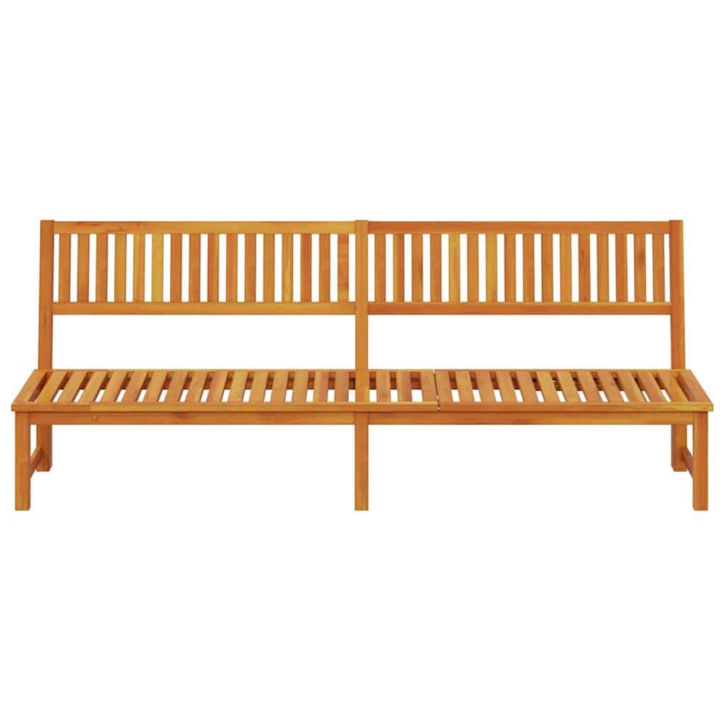 Napozó olaj természetes 200 x 57 x 75 cm tömör akácfa
