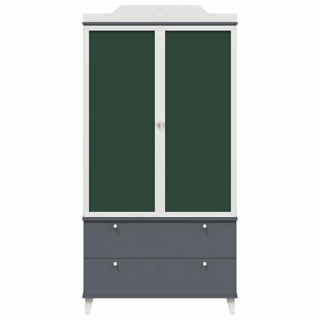 Krétával írt dresser roros szürke és fehér 90 x 45 x 180 cm