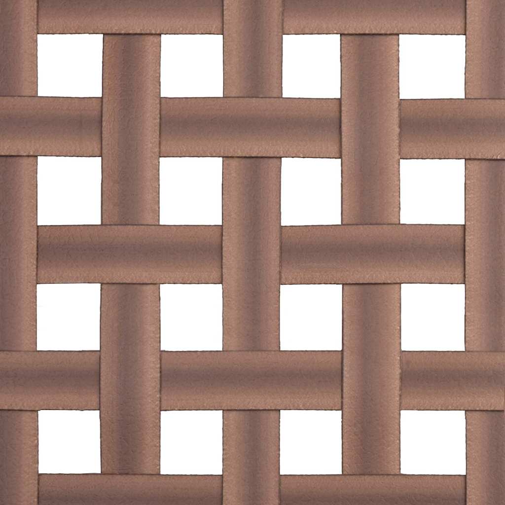 Kerti szék 2 pcs barna 78 x 55,5 x 75,5 cm polirattan