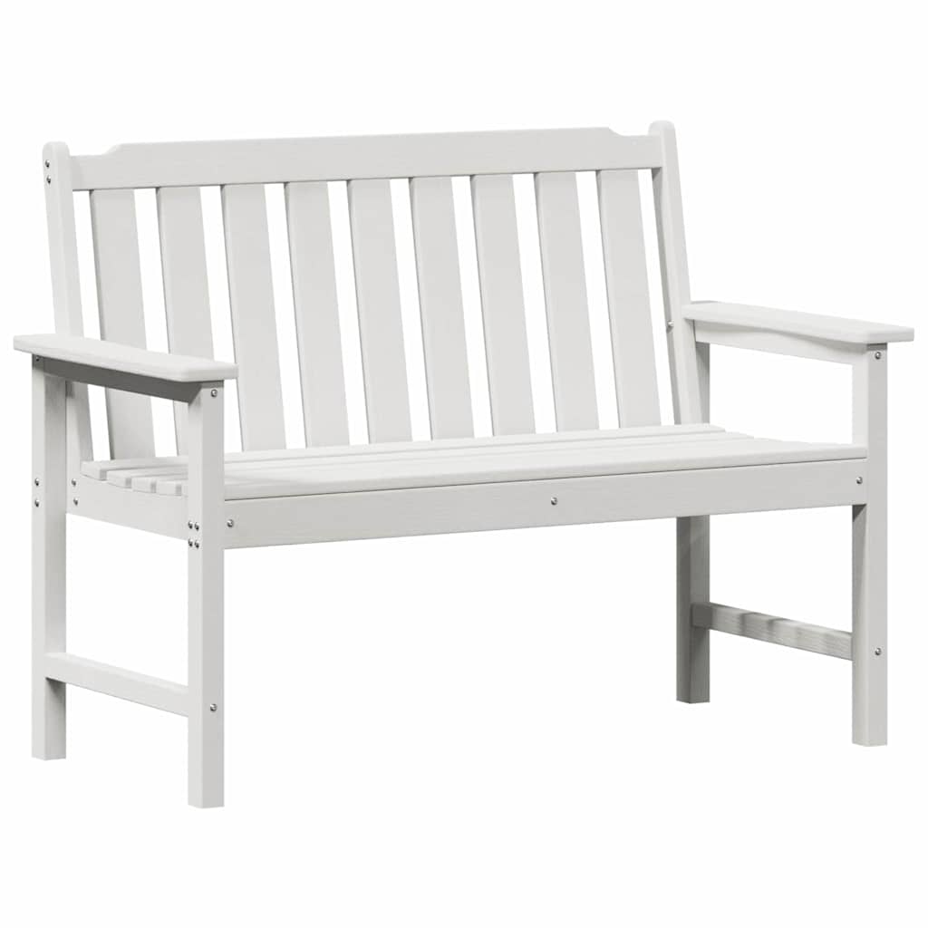 Kerti pad fehér 120 x 59 x 88 cm hdpe