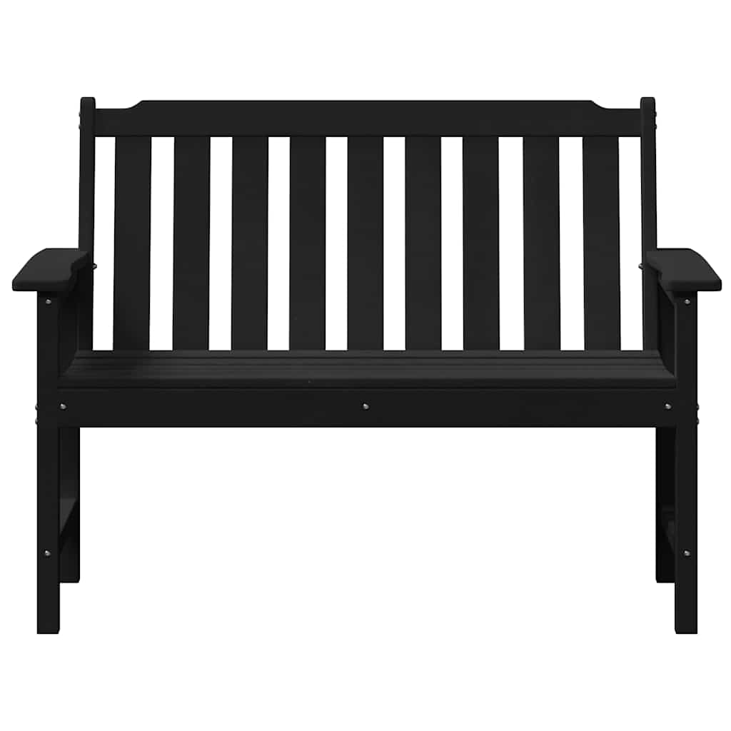 Kerti pad fekete 120 x 59 x 88 cm hdpe
