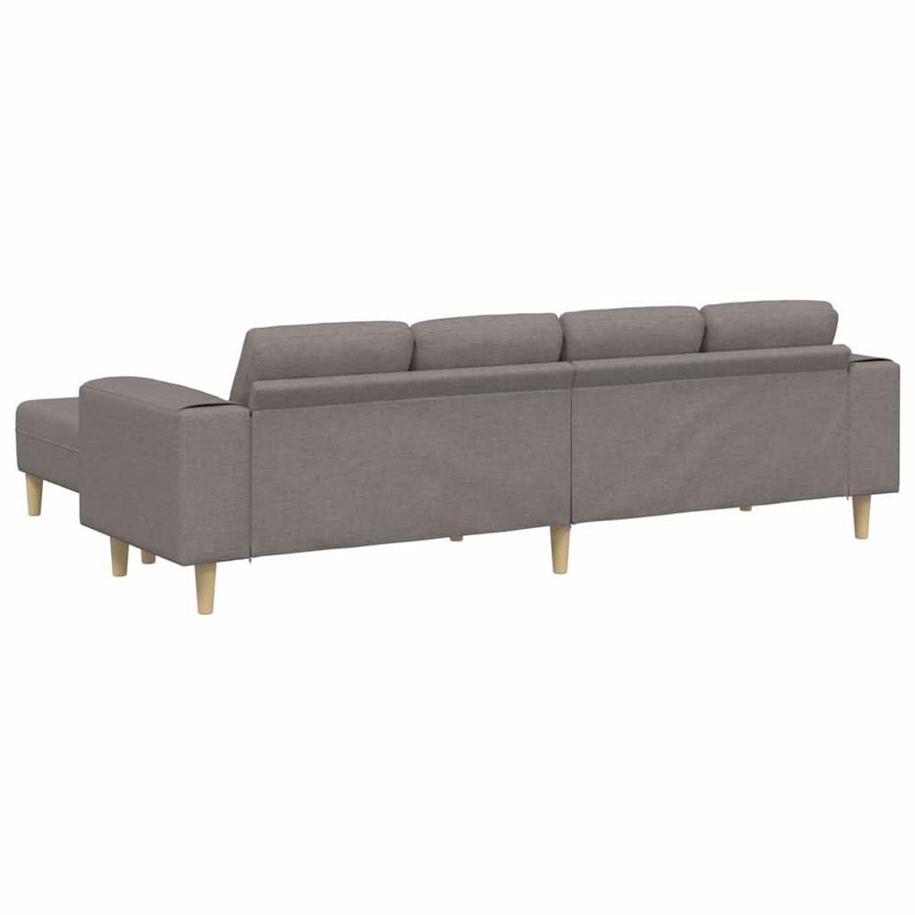 Kanapé szett 3 pcs tópszínű szövet