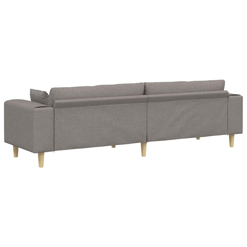 Szövet kanapé párnával tópszínű 208 cm szövet Szövet kanapé párnával tópszínű 208 cm szövet