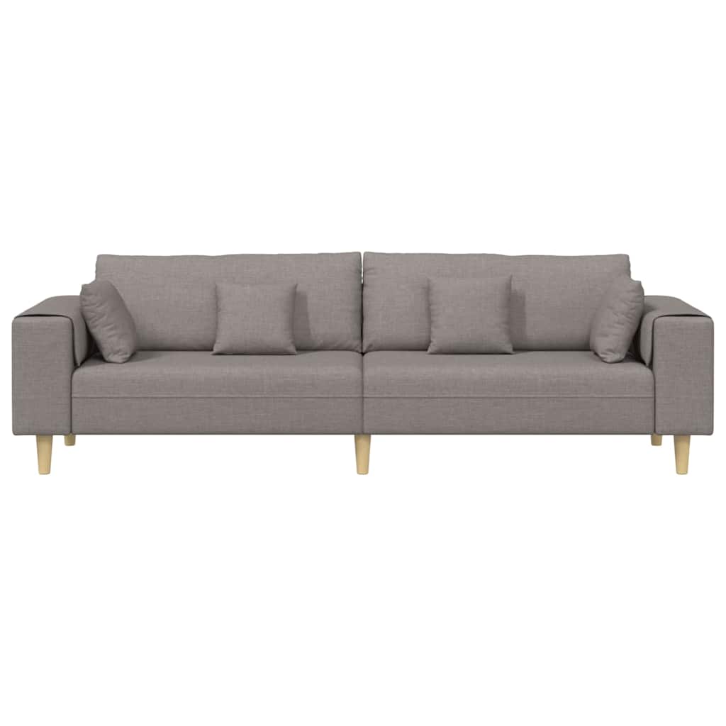 Szövet kanapé párnával tópszínű 208 cm szövet Szövet kanapé párnával tópszínű 208 cm szövet