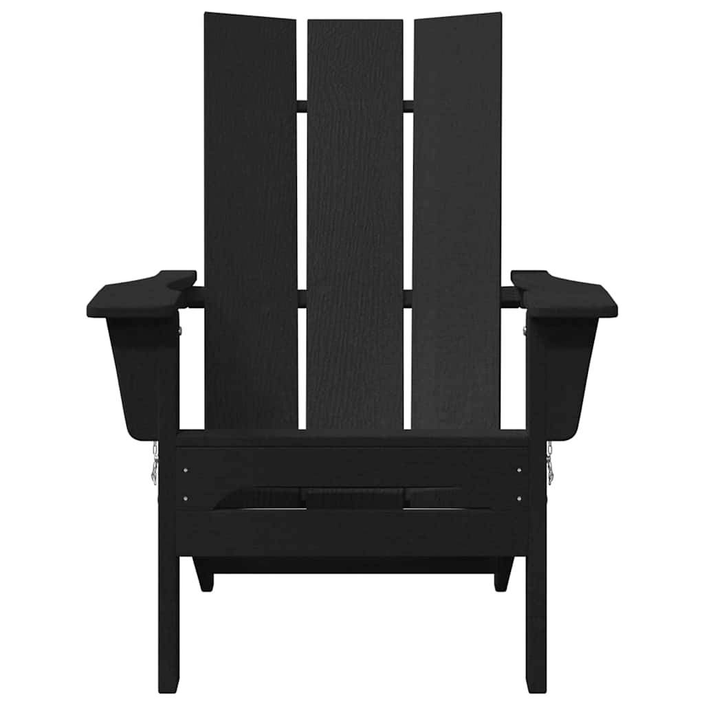 Kerti szék 2 pcs fekete 80.5 x 74.5 x 92 cm polietilén