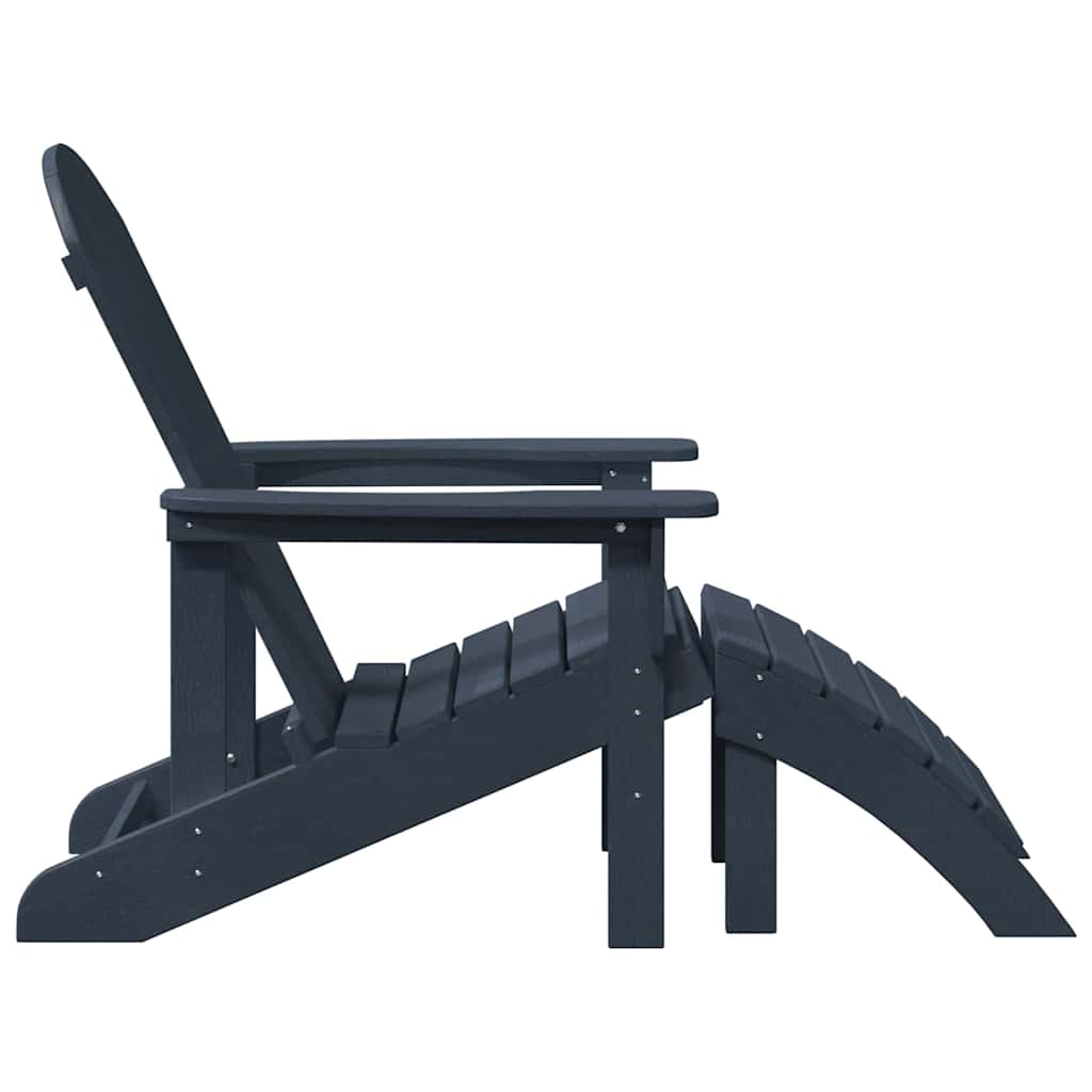 Kerti szék 2 pcs tengerészkék 83 x 74 x 92 cm polietilén