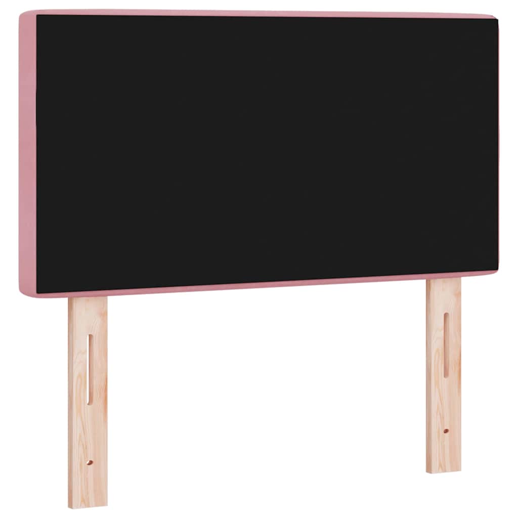 Fejtámla rózsaszín 80 cm bársony
