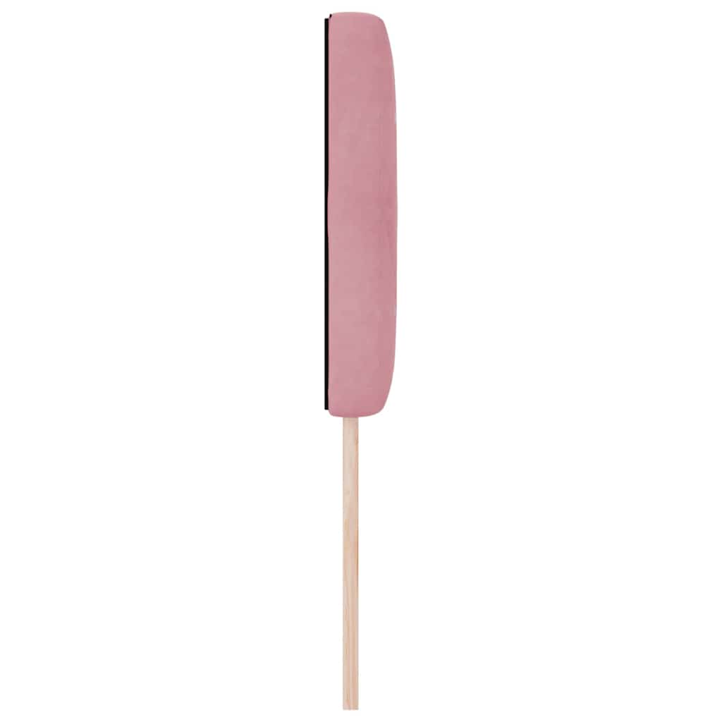 Fejtámla rózsaszín 80 cm bársony