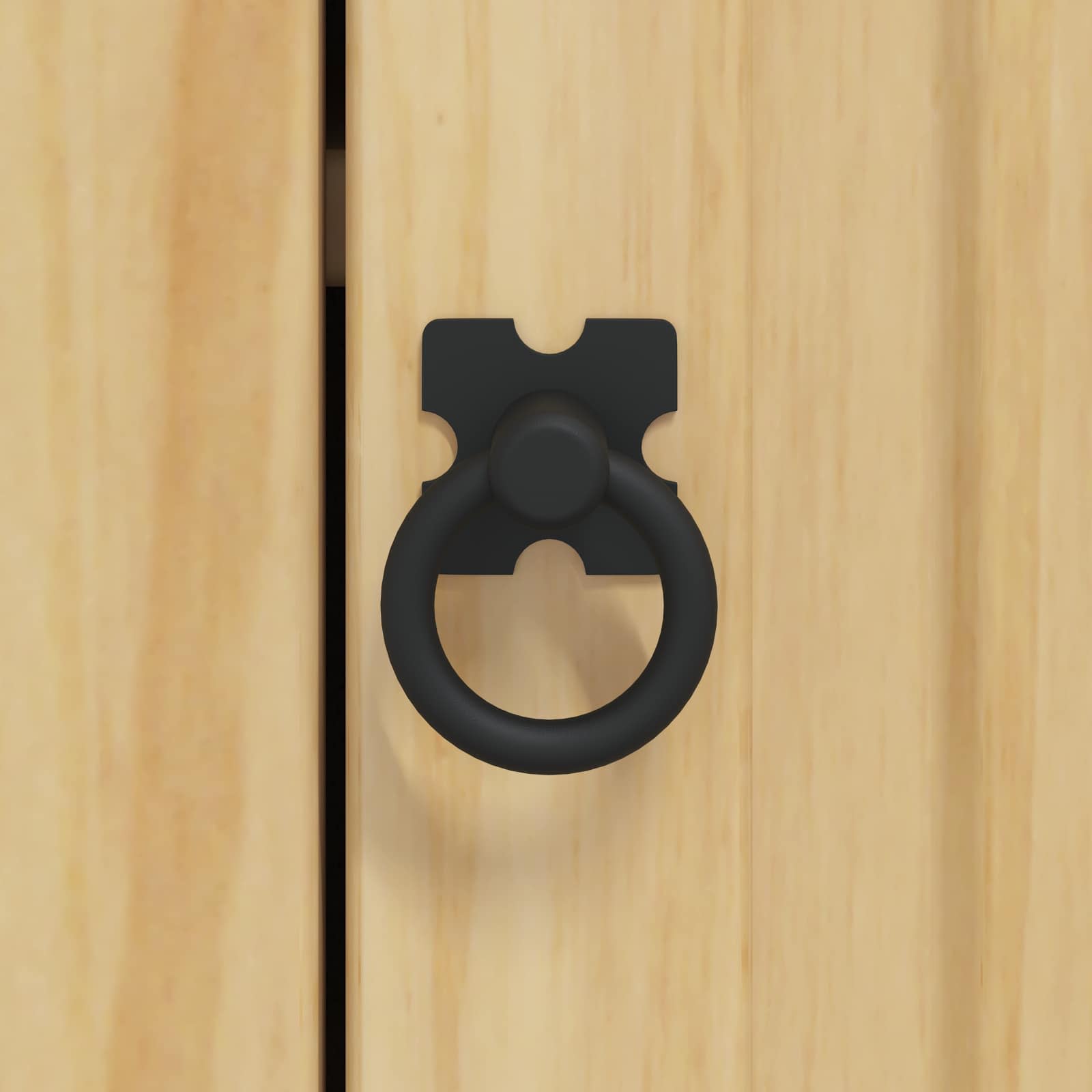 Cabinet polcokkal tárolóval méz 60 x 32 x 40 cm tömör fenyőfa