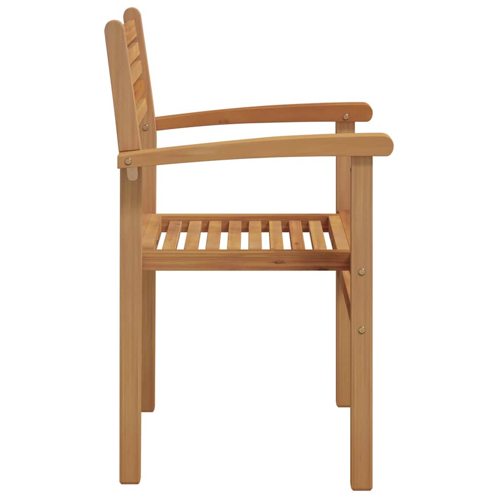 Szék 2 pcs barna 56 x 55 x 90.5 cm tömör teakfa