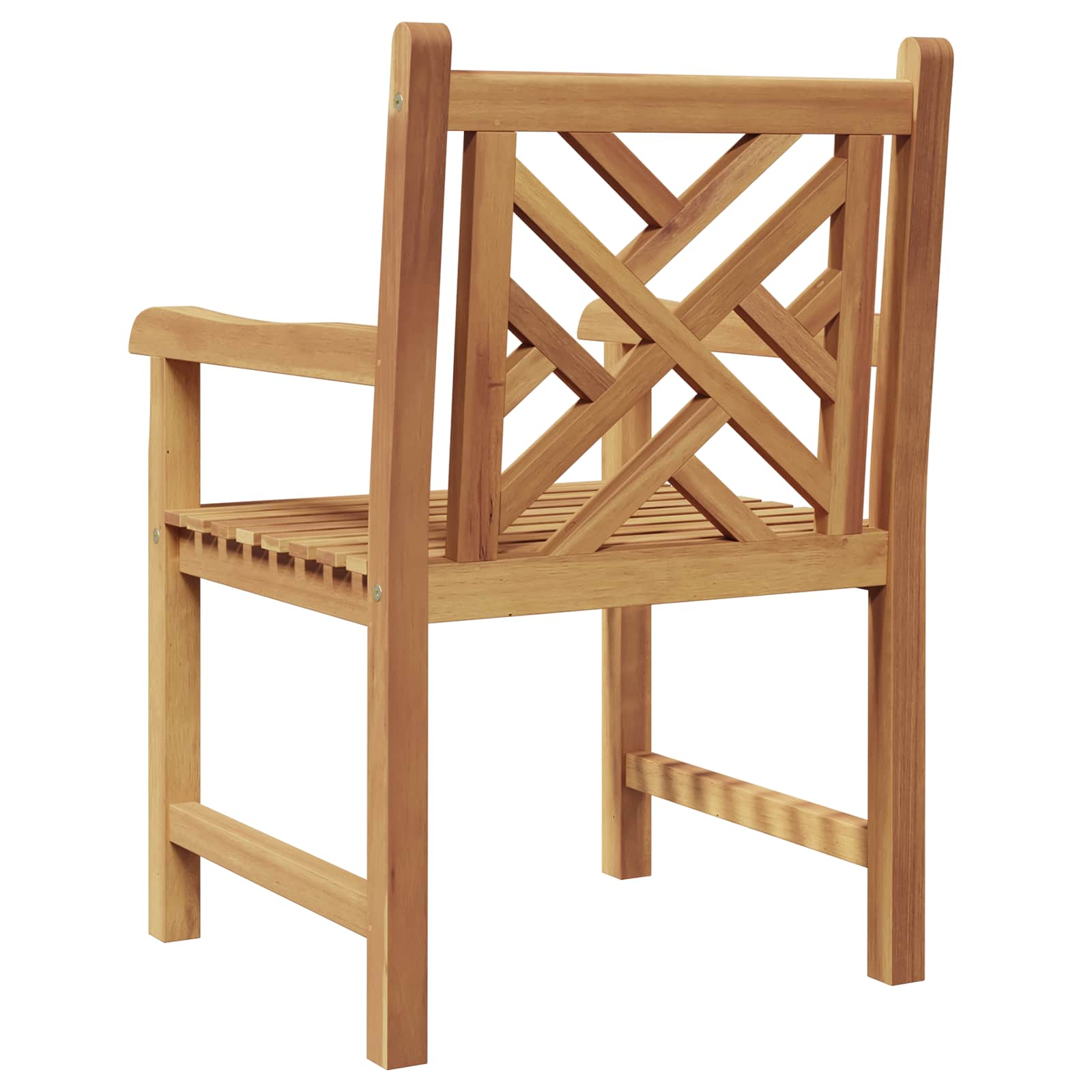 Kerti szék 2 pcs 60 x 58 x 90 cm tömör teakfa