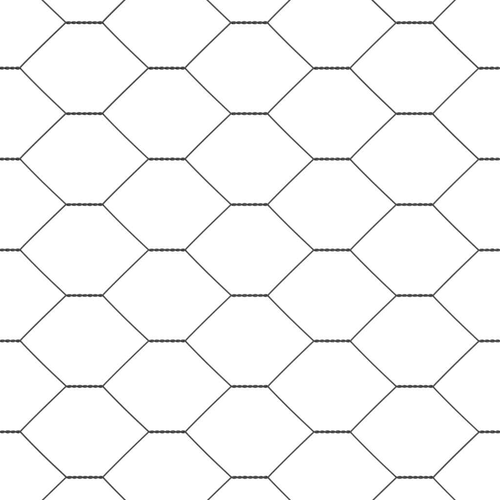 Hexagon kerítés szürke 1,4 x 100 m pvc