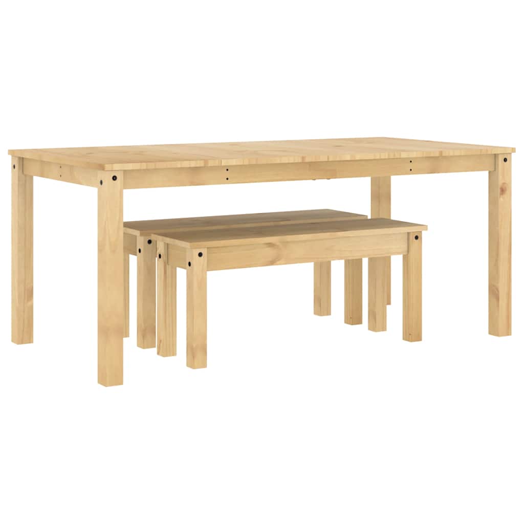 Panama 3 részes tömör fenyőfa étkezőgarnitúra