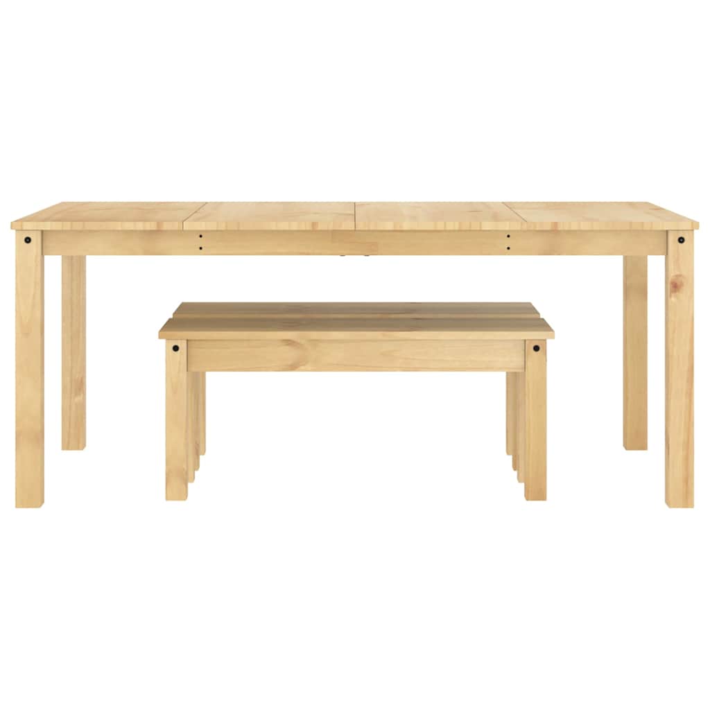 Panama 3 részes tömör fenyőfa étkezőgarnitúra