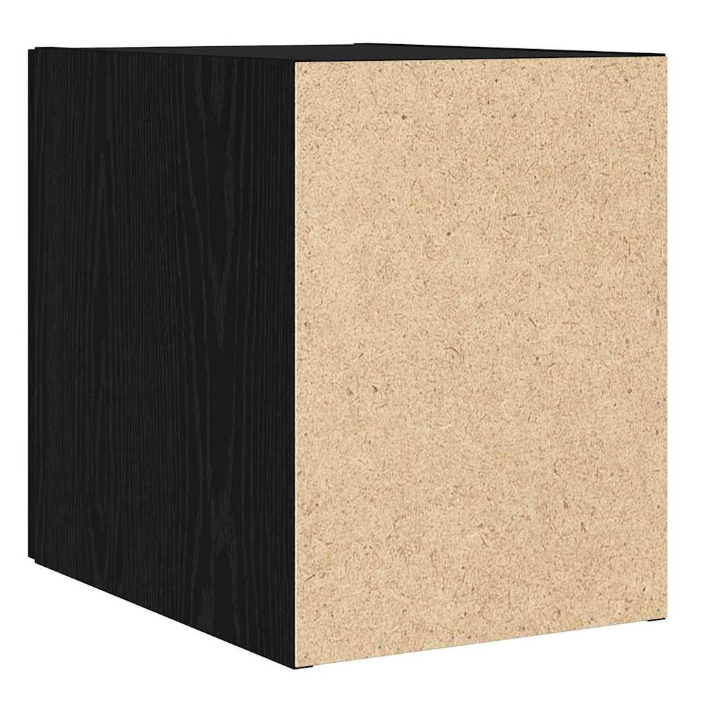 Fali szekrény fekete tölgy 30 x 42.5 x 39.5 cm faanyag