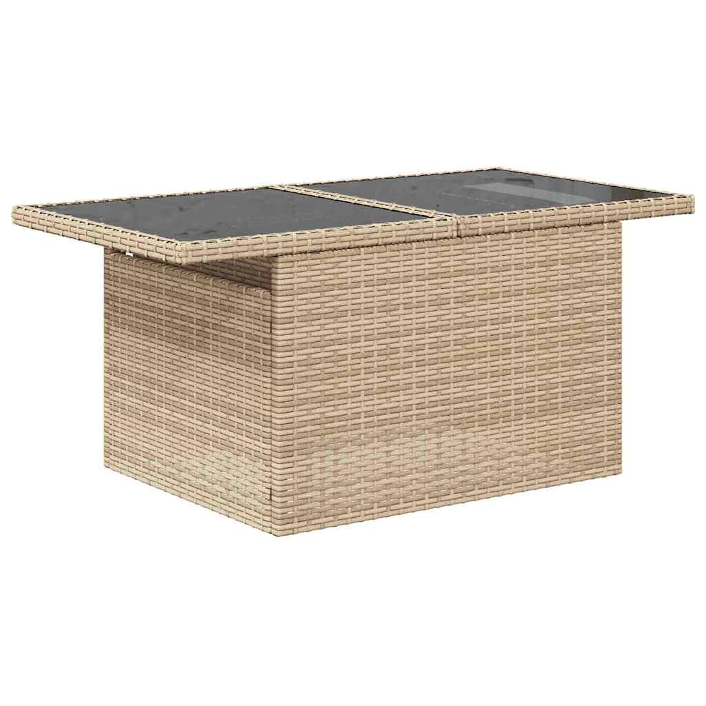 Kerti kanapé szett 8 pcs bézs és krémszínű 100 x 55 x 73 cm Kerti kanapé szett 8 pcs bézs és krémszínű 100 x 55 x 73 cm