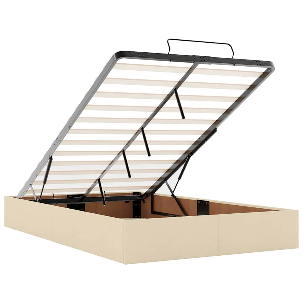 Ágykeret matracmal krém 120 x 190 cm szövet