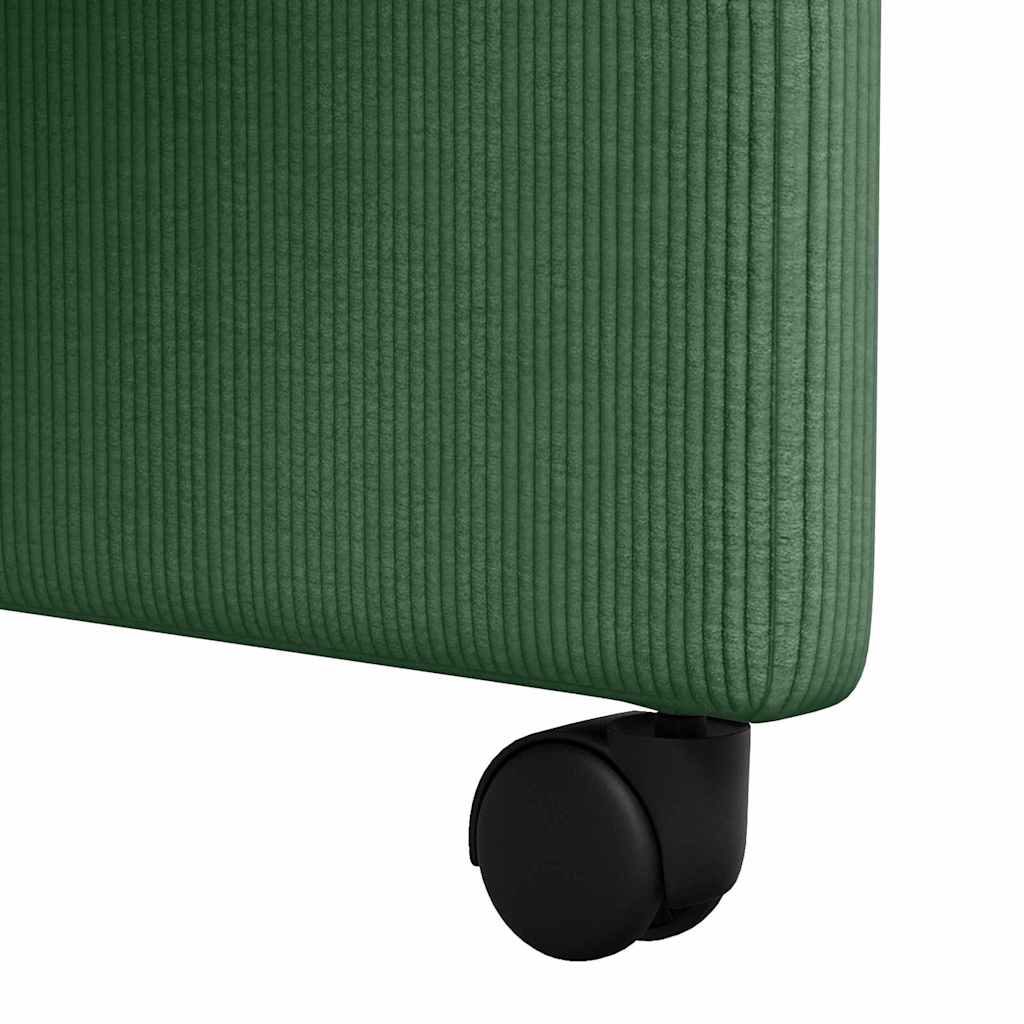 Étkező székek 2 pcs szürke zöld 57 x 66 x 94 cm bársony anyag