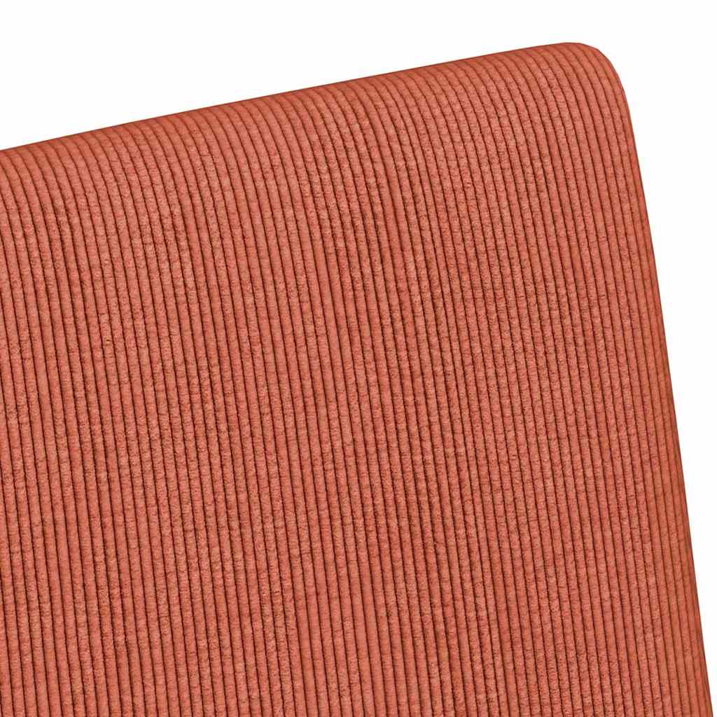 Étkező székek 2 pcs piros narancs 57 x 66 x 94 cm bársony anyag
