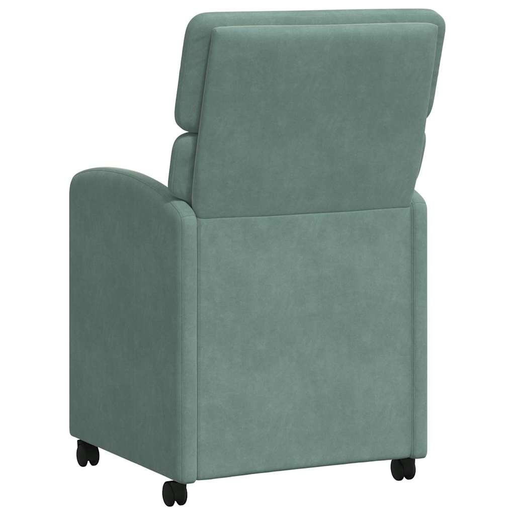 Étkező székek 2 pcs tengerzöld 58 x 65 x 98 cm bársony