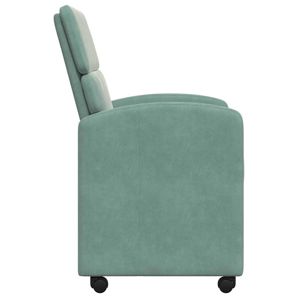 Étkező székek 2 pcs tengerzöld 58 x 65 x 98 cm bársony