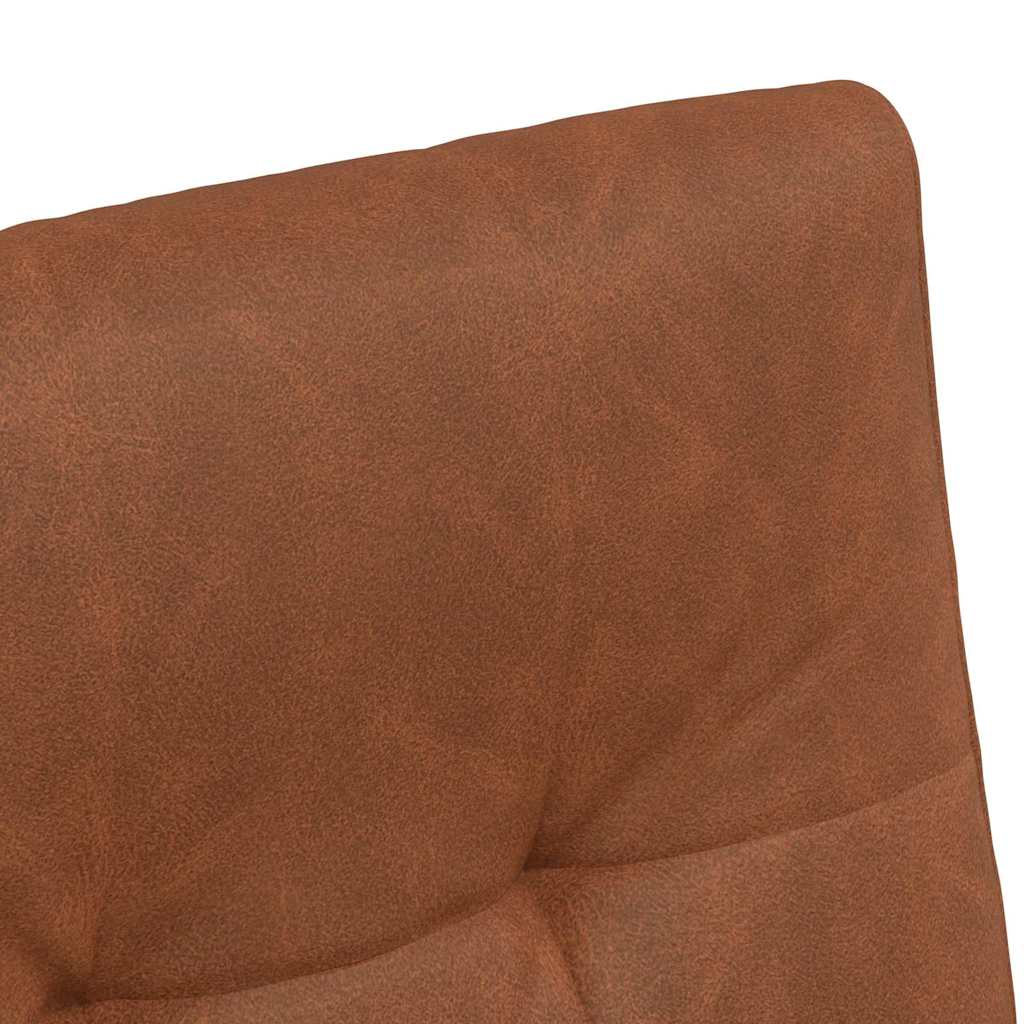 Kerekes étkező székek 2 pcs barna 58 x 67 x 97 cm műbőr