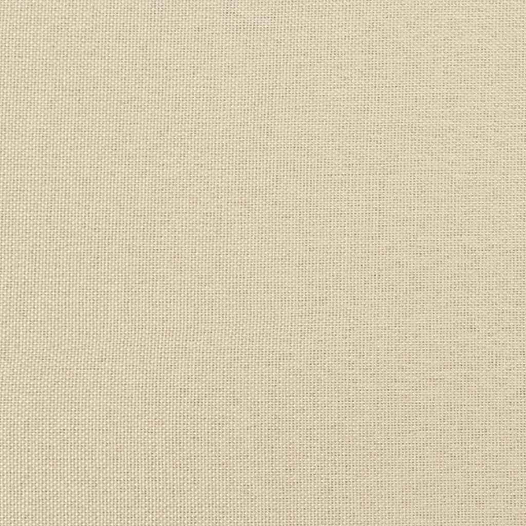Étkező székek 2 pcs krém 57 x 67 x 95 cm szövet