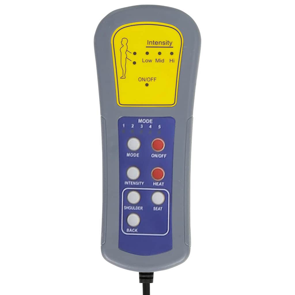 Masszázs fotel fekete 71 x 98 x 106 cm műbőr