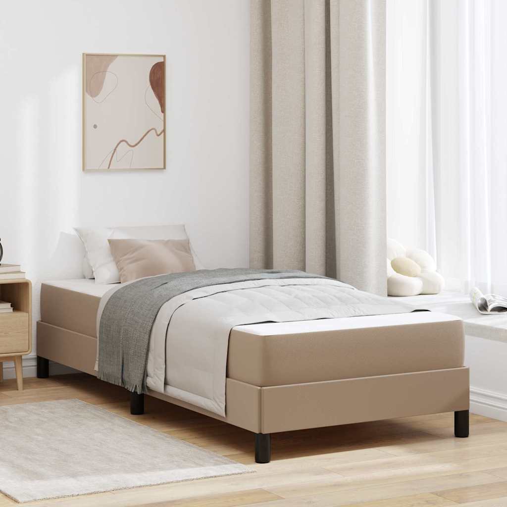 Ágy egyéb cappuccino 80 x 200 cm műbőr