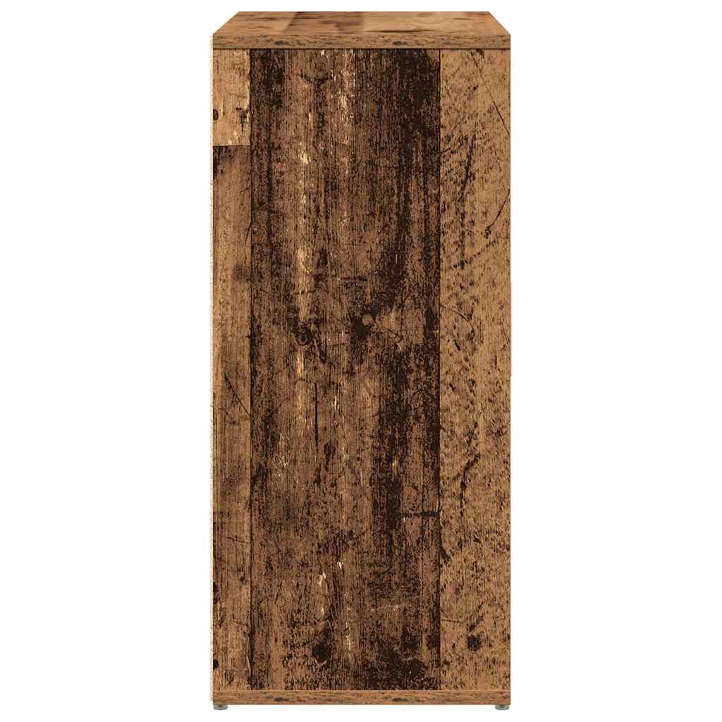 Széf 2 pcs öreg fa 60 x 31 x 70 cm faanyag