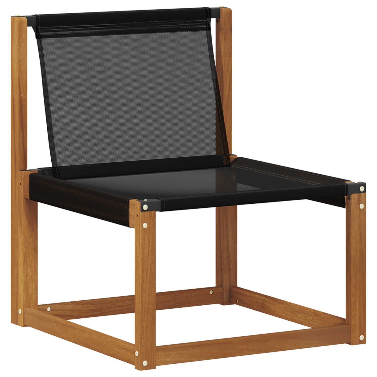 Kültéri kanapé szett párnával 3 pcs természetes és krémszínű