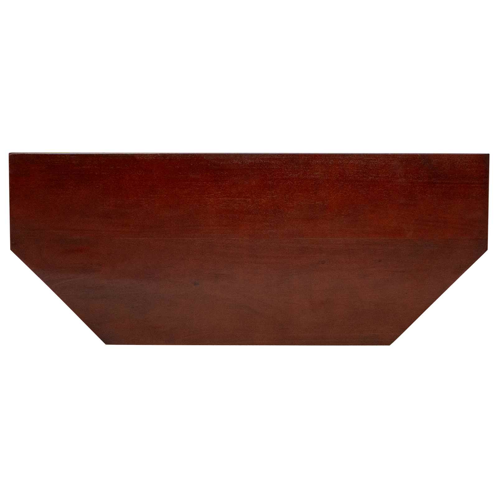 Tv szekrény fiókkal barna 100 x 40,5 x 46 cm tömör mahagóni fa