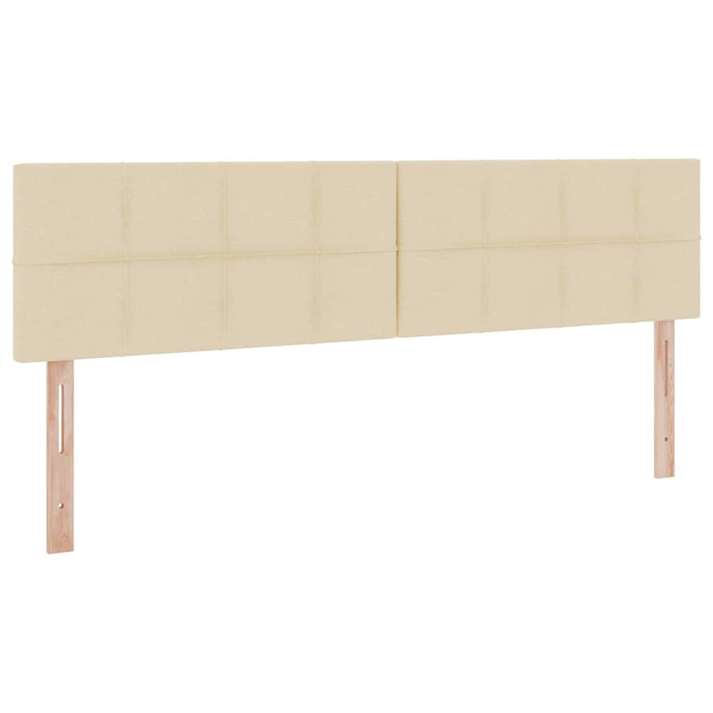 Ágy tárolóval és matraccal matracmal krém 180 x 200 cm faanyag