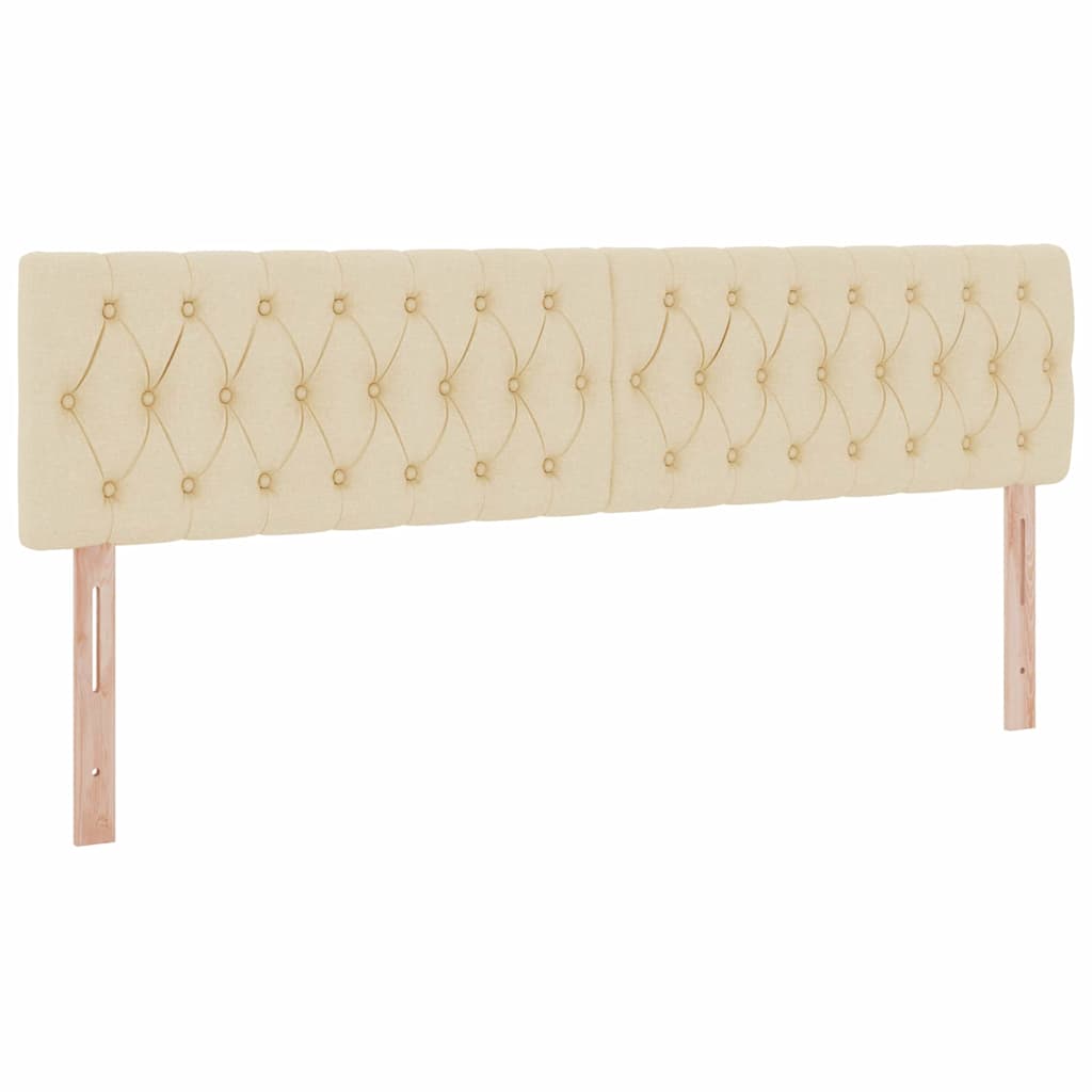 Tárolós ágy matracmal fejtámlával krém 200 x 200 cm műbőr