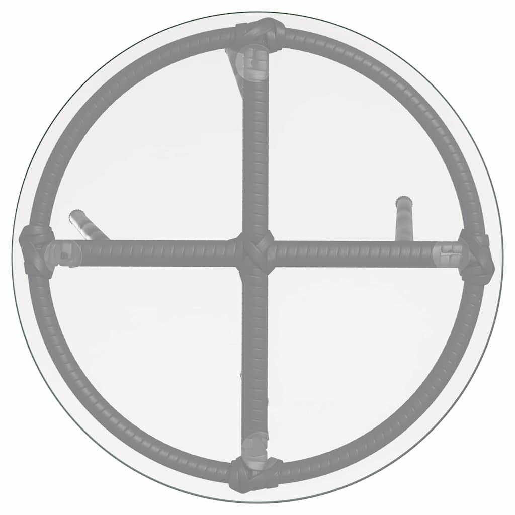 Kert étkező szett 3 pcs fekete, antracit 35 x 35 x 45 cm