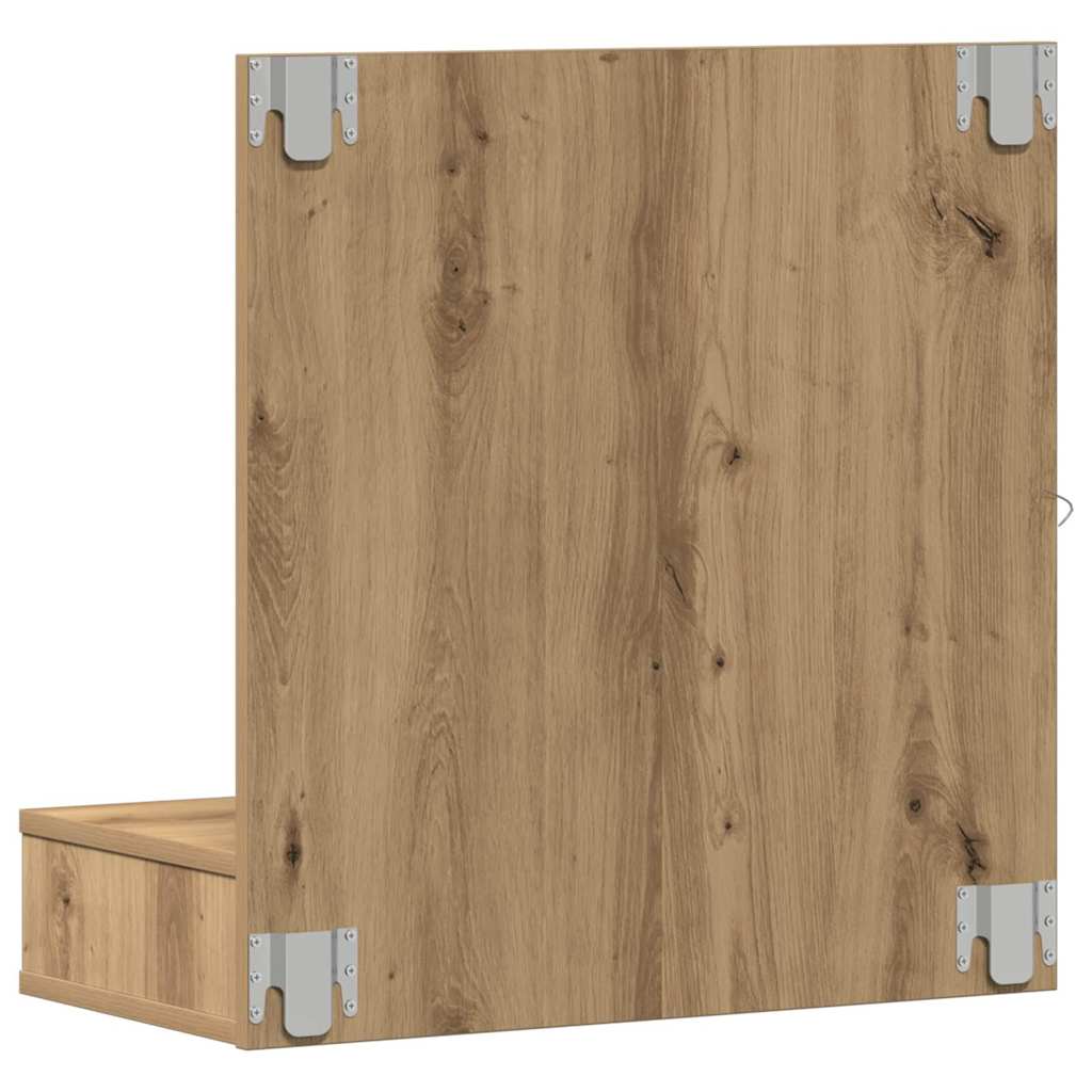 Tükörszekrény polcokkal artisan tölgy 60 x 31,5 x 62 cm faanyag
