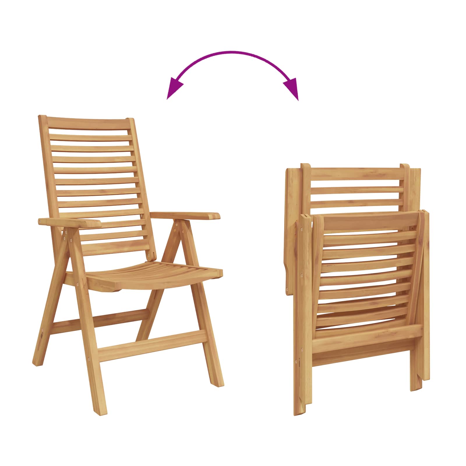Szék 8 pcs barna 64.5 x 52 x 108 cm tömör teakfa