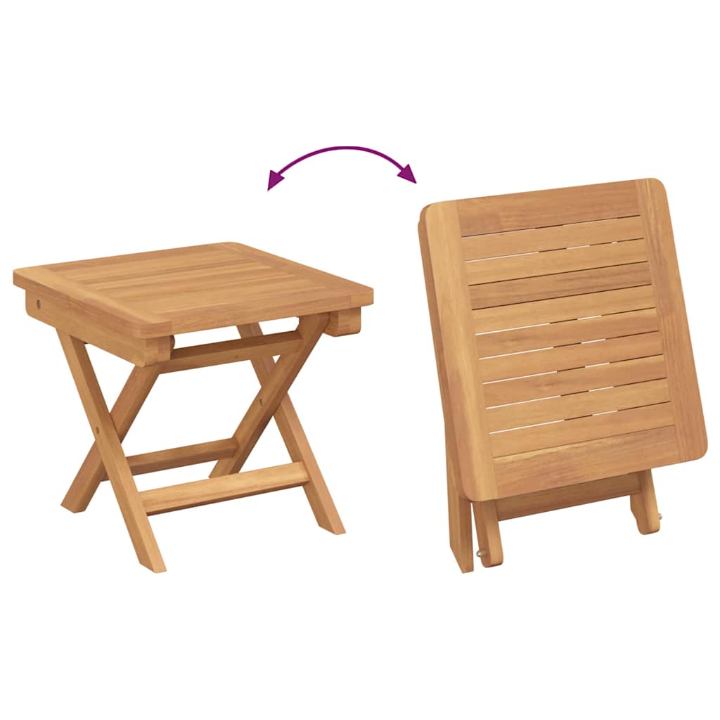 Napozó 2 pcs barna tömör teakfa