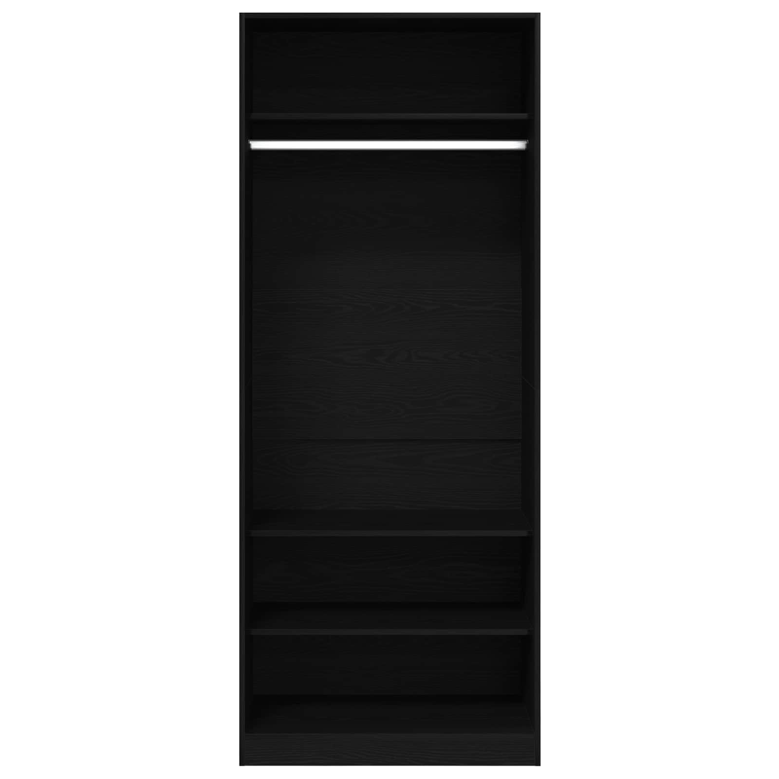 Ruhásszekrény polcokkal artisan tölgy 80 x 50 x 200 cm faanyag