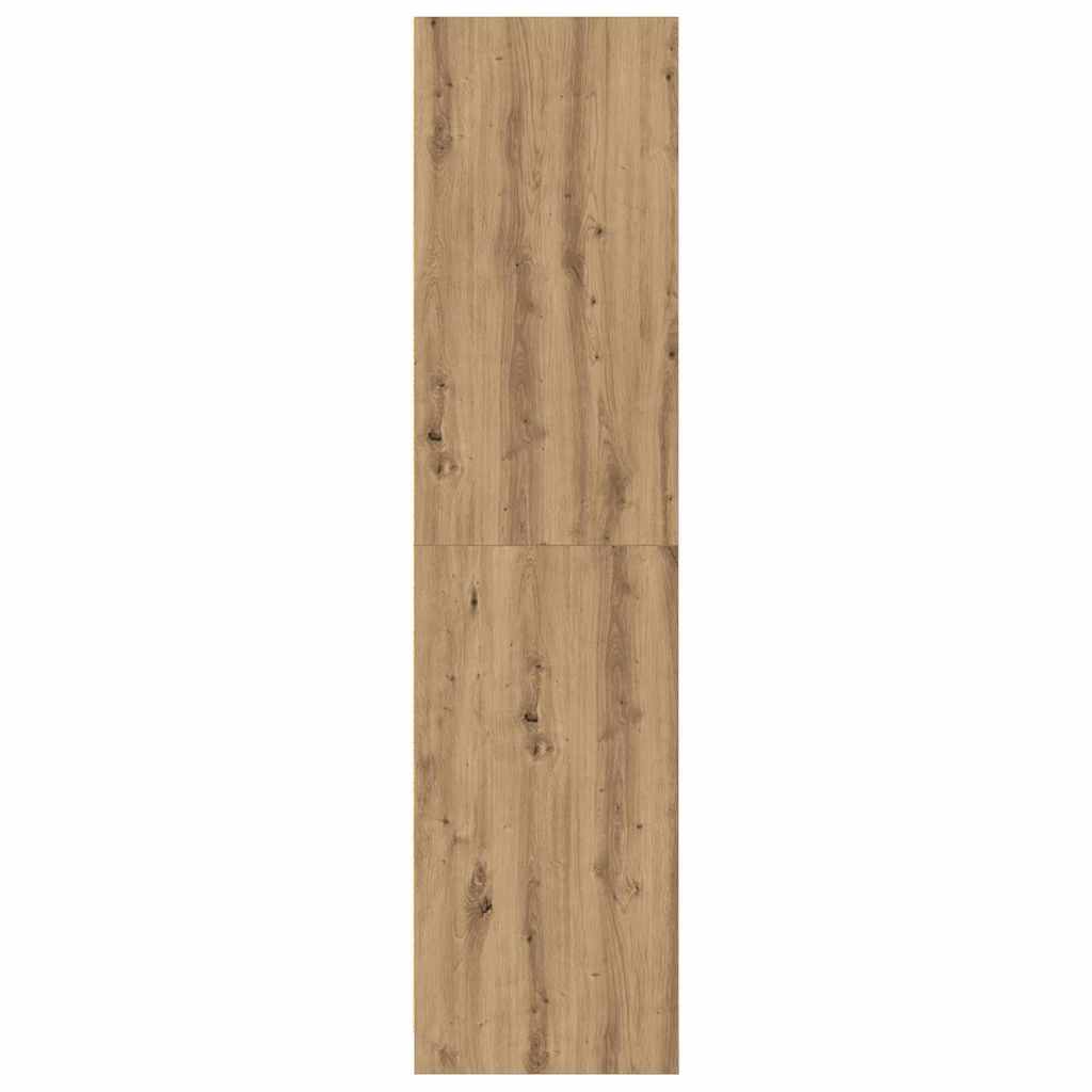 Ruhásszekrény polcokkal artisan tölgy 50 x 50 x 200 cm faanyag